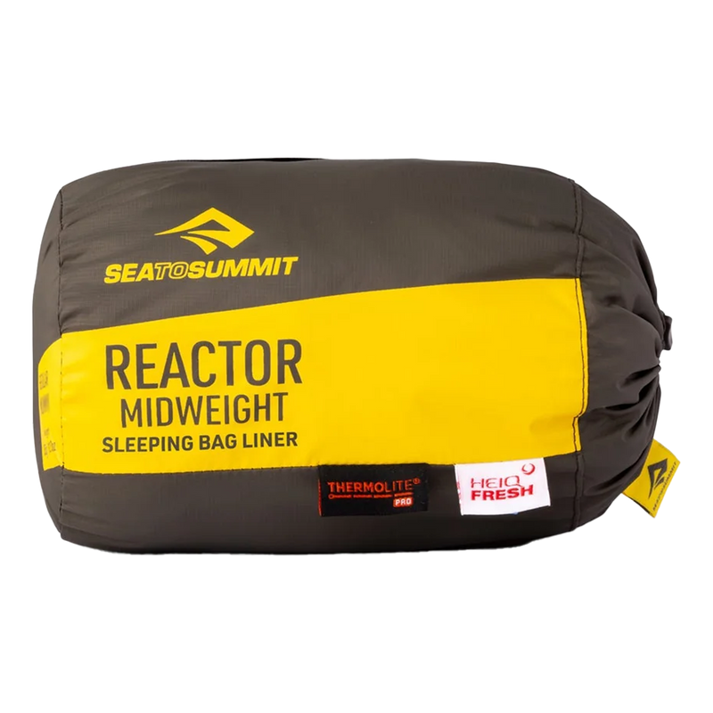 Reactor Midweight Liner Regular, Sea to Summit Reactor Midweight Liner pack size