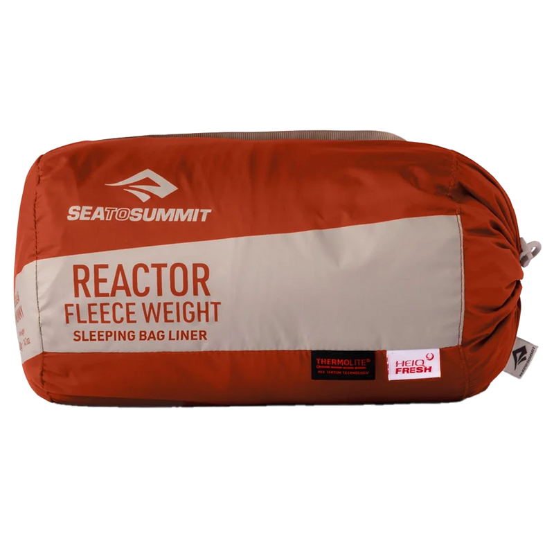 Reactor Fleeceweight Liner Short, Sea to Summit Reactor Fleeceweight Liner pack size