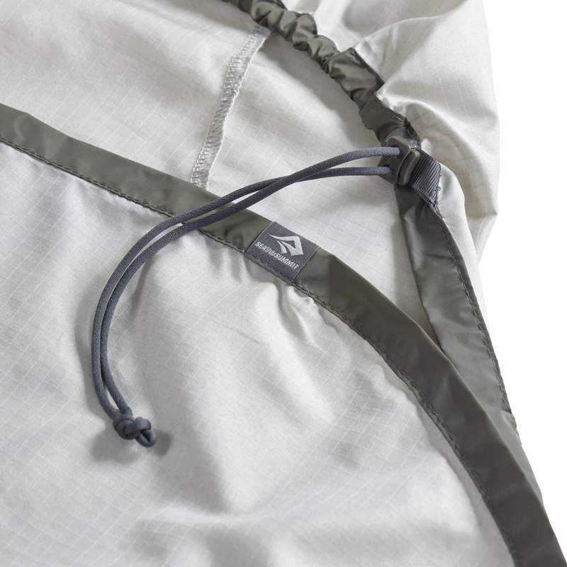 Silk Blend Rectangular Liner with Pillow Sleeve, Sea to Summit Silk Blend Liner cinch to fit