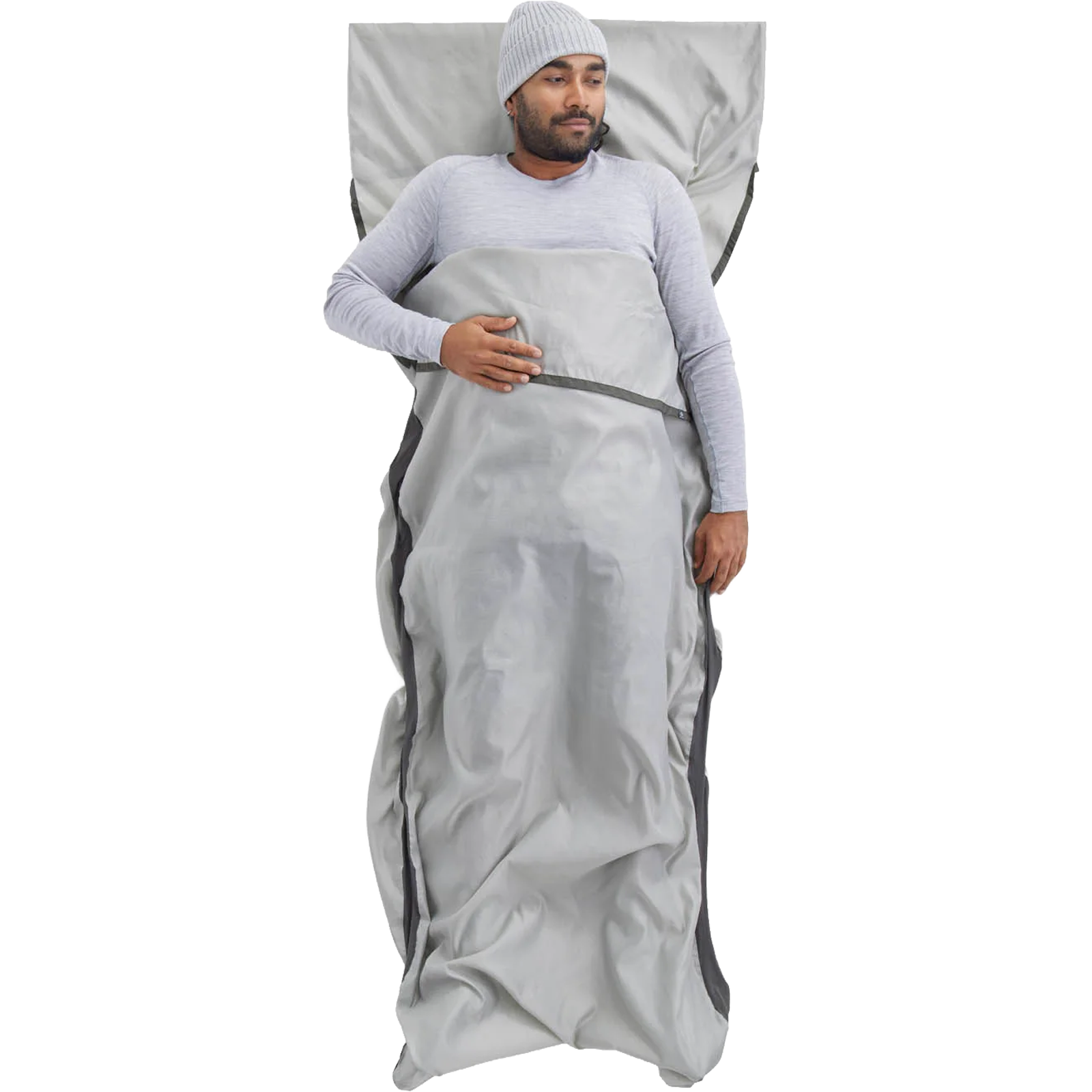 Silk Blend Rectangular Liner with Pillow Sleeve alternate view