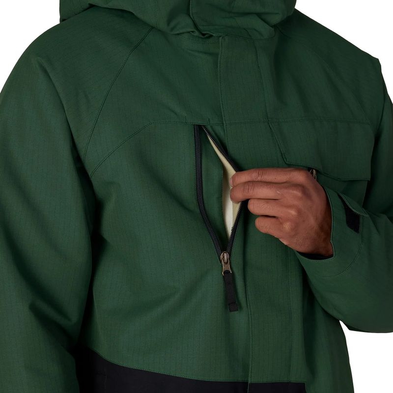 Men's Geo Insulated Jacket, 686 Men's Geo Insulated Jacket chest pocket