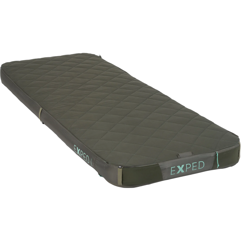 MegaMat LuxeWool Cover MW, Exped  MegaMat LuxeWool Cover MW in Moraine side angle