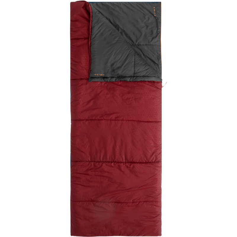Megasleep Uno, Exped Megasleep Uno burgundy open
