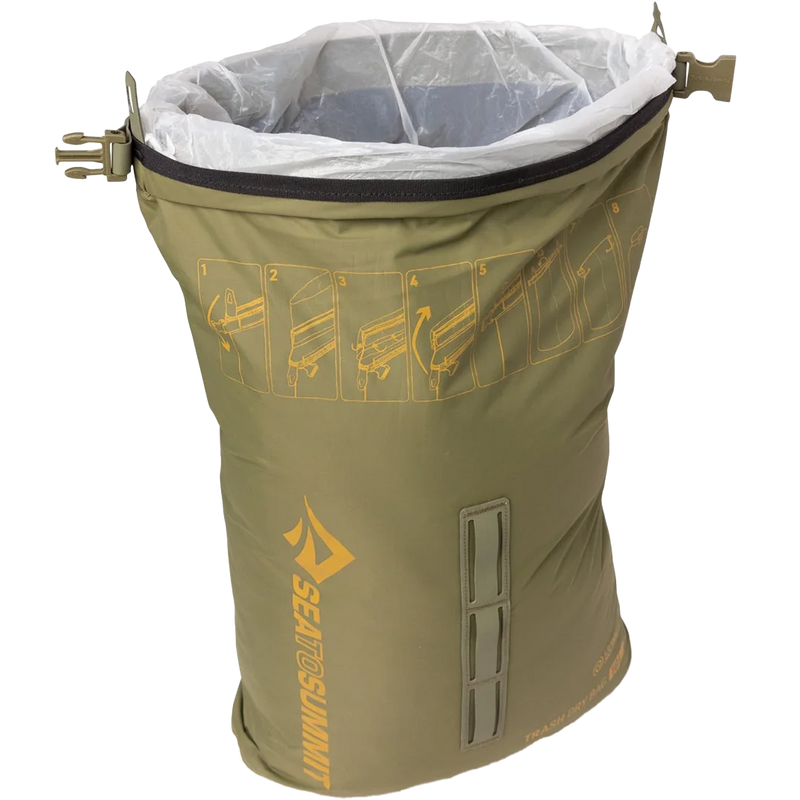 Trash Dry Bag 10L, Sea to Summit Trash Dry Bag 10L lined with trash bag