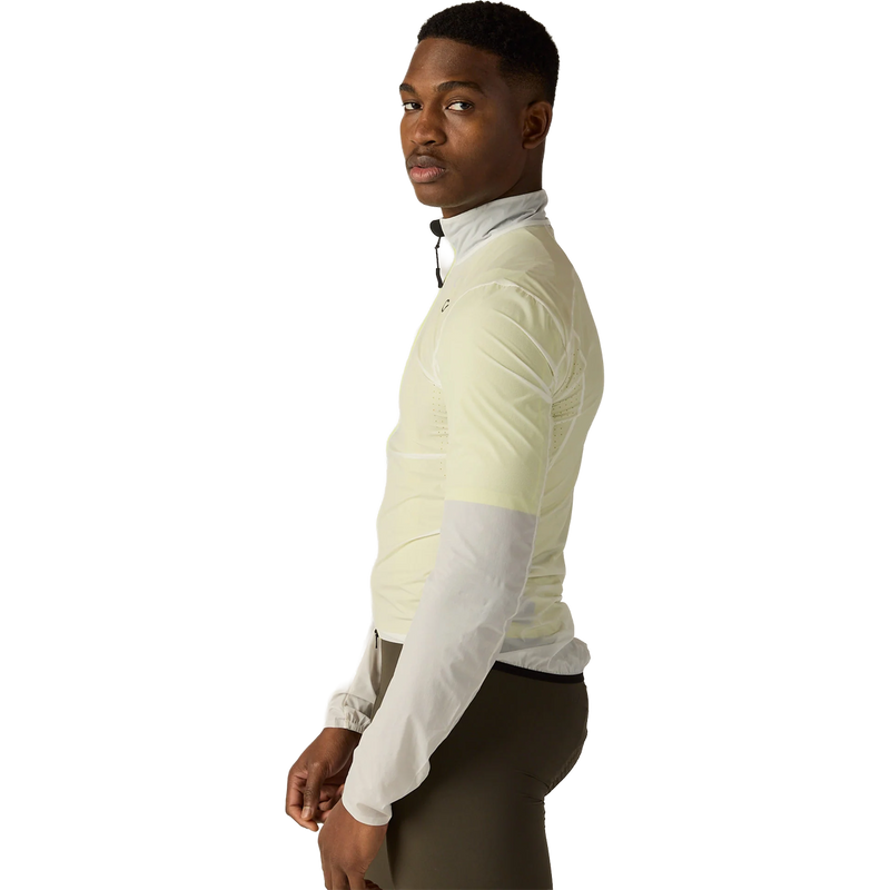 Men's LUXE Ultralight Jacket, Men's LUXE Ultralight Jacket in Undyed Chartreuese side view