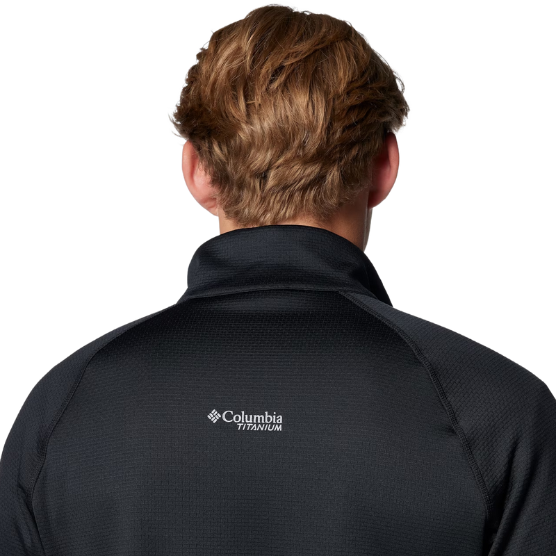 Men's Triple Canyon Grid Fleece FZ II, Columbia Men's Triple Canyon Grid Fleece FZ II back logo