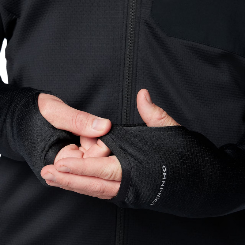 Men's Triple Canyon Grid Fleece FZ II, Columbia Men's Triple Canyon Grid Fleece FZ II thumb loops
