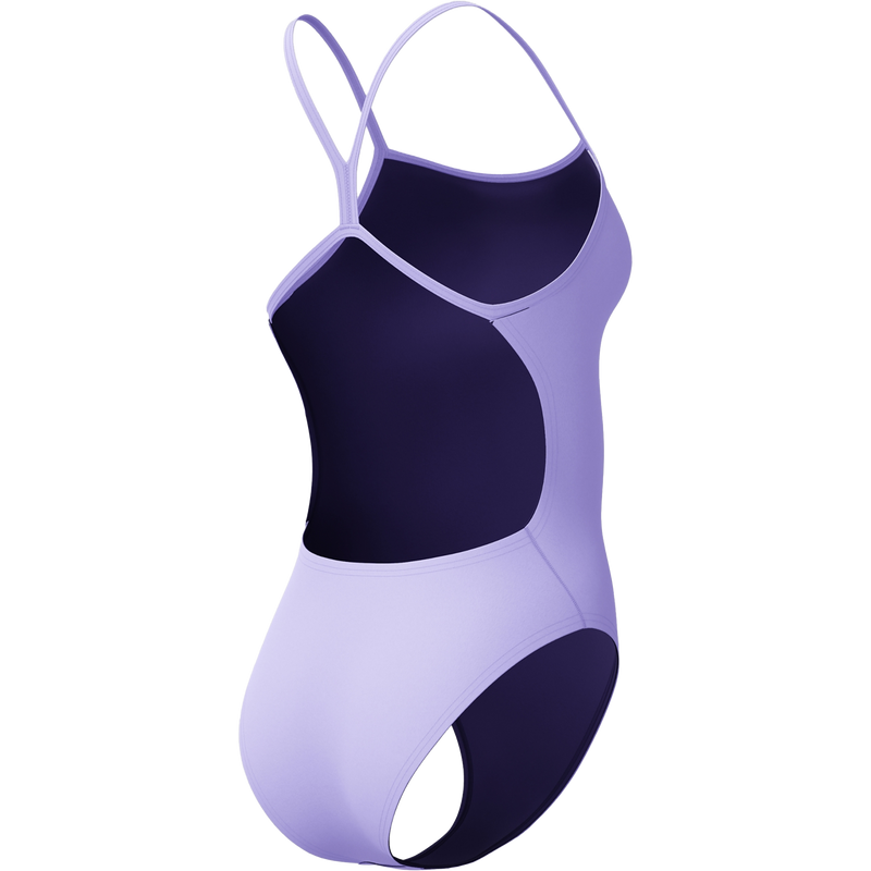 Women's Solid V-Back 2.0, Speedo Women's Solid V-Back 2.0 3/4 Back