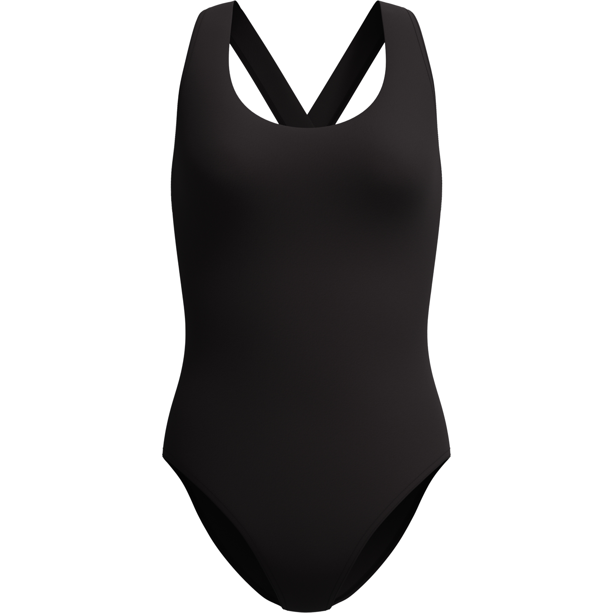 Women's Solid Scoop Neck One Piece alternate view