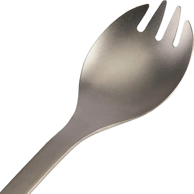 Titanium Spork Anodized, Snow Peak Titanium Spork Anodized Close up
