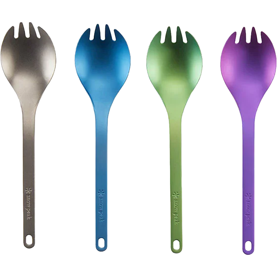 Titanium Spork Anodized alternate view