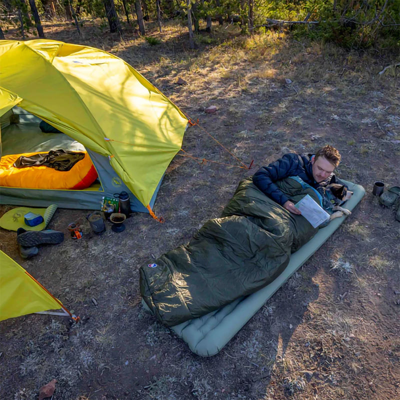Anthracite 20 Long, Big Agnes Anthracite 20 Regular in Olive Night/Chinois Green with model
