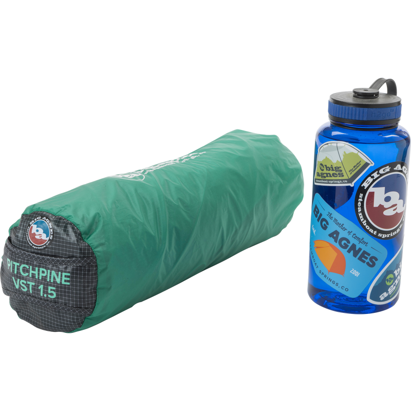 Pitchpine VST 1.5, Big Agnes Pitchpine VST 1.5 in Asphalt/Mint Leaf in stuff sack