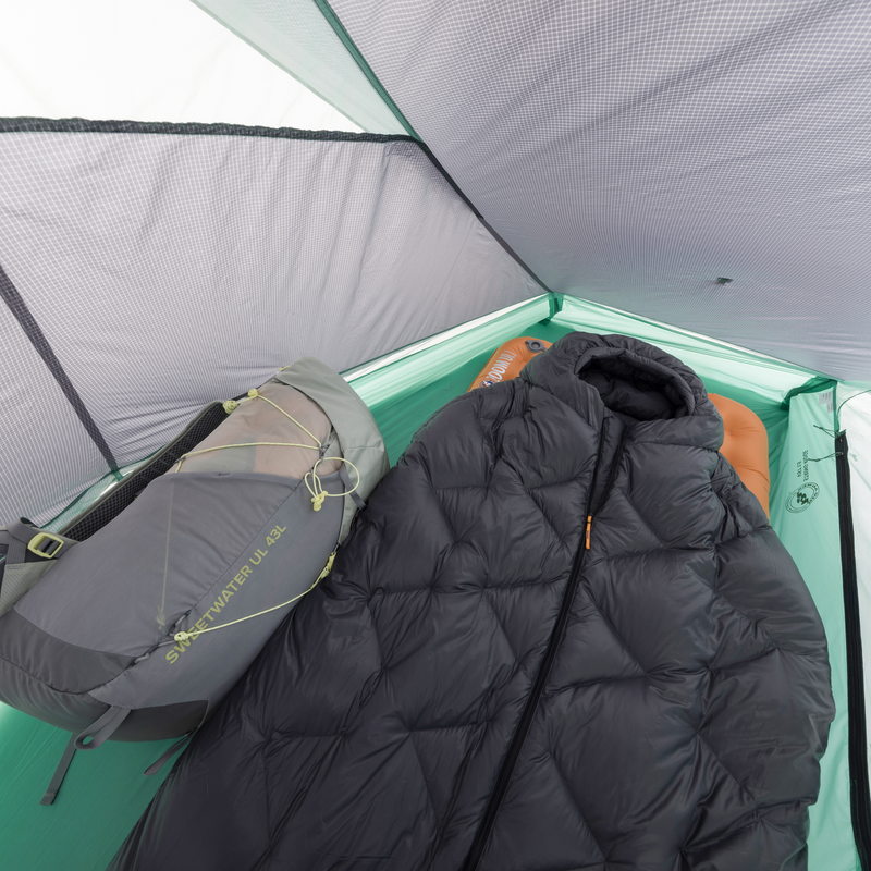 String Ridge VST 1.5, Big Agnes String Ridge VST 1.5 in Asphalt/Mint Leaf interior