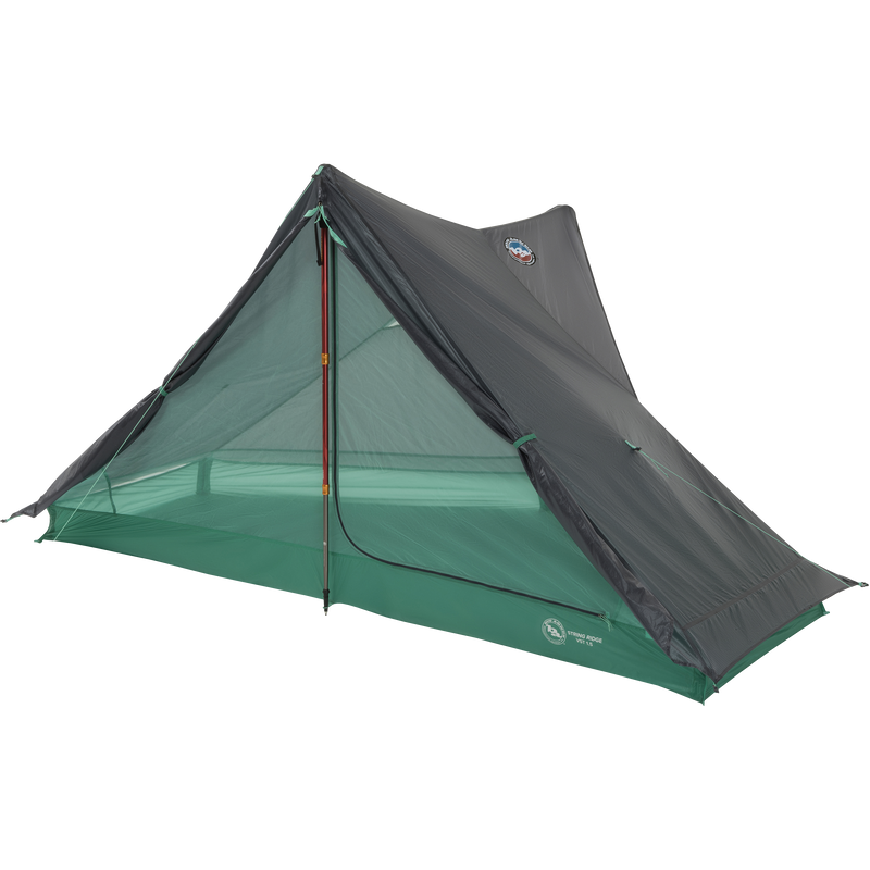 String Ridge VST 1.5, Big Agnes String Ridge VST 1.5 in Asphalt/Mint Leaf door open