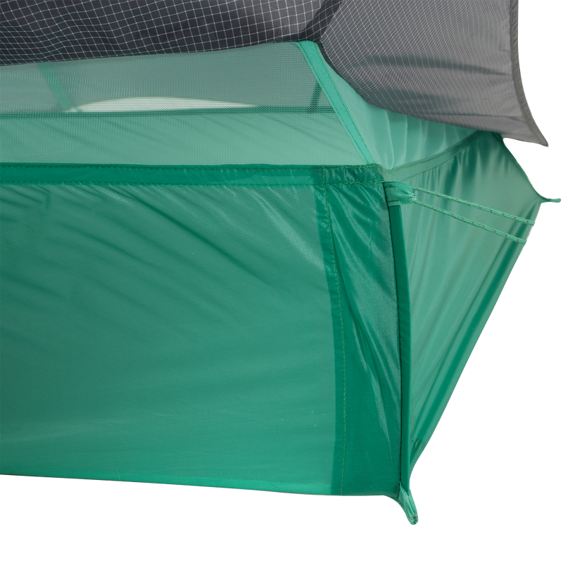 String Ridge VST 1.5, Big Agnes String Ridge VST 1.5 in Asphalt/Mint Leaf corner