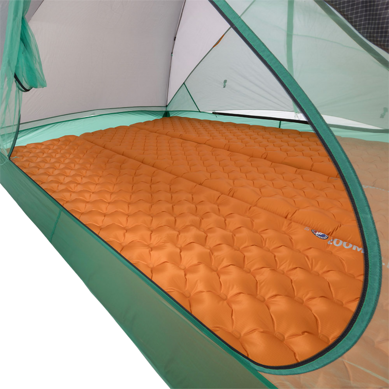 Sarvis VST 3, Big Agnes Sarvis VST 3 in Asphalt/Mint Leaf with sleeping pads