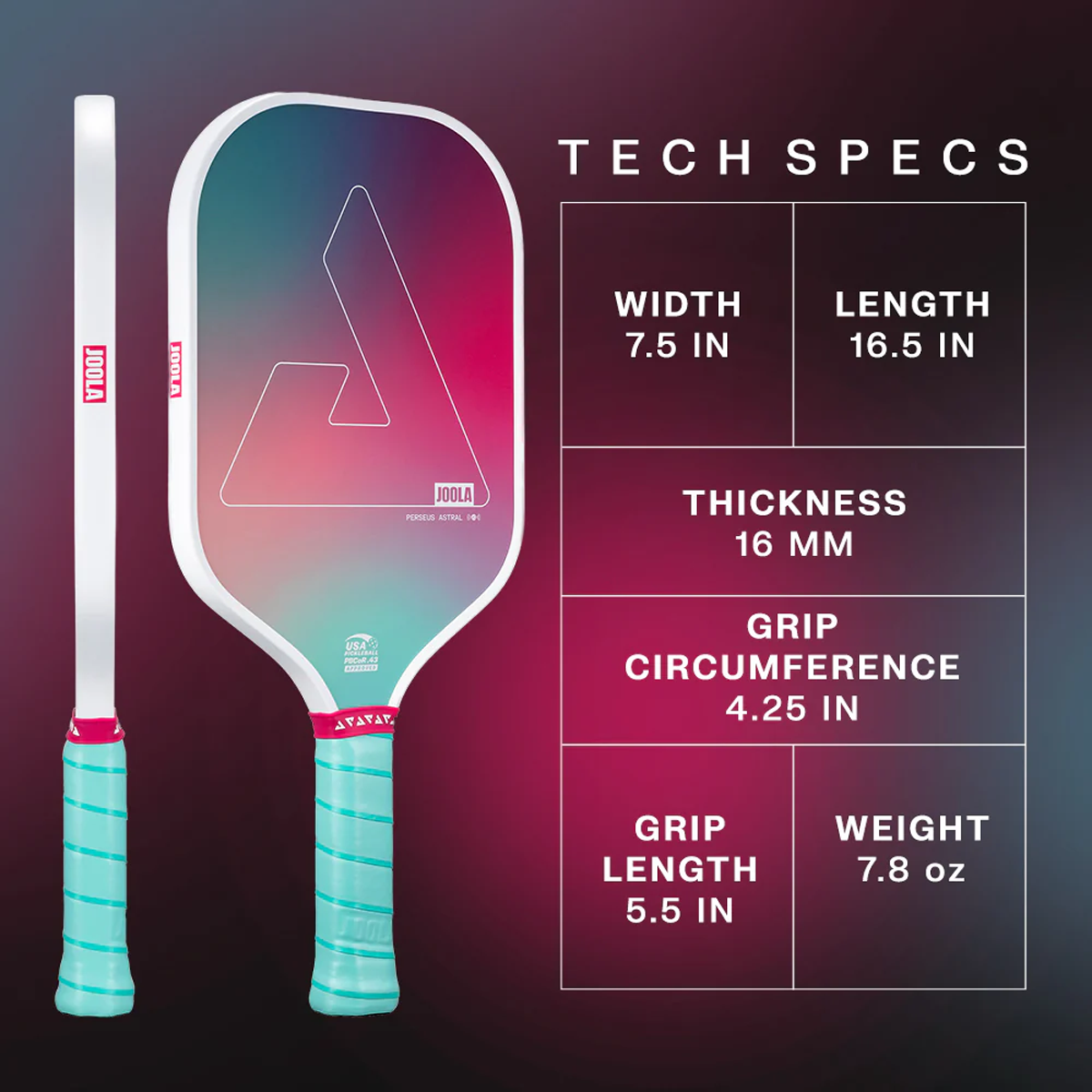 Astral Pickleball Paddle alternate view