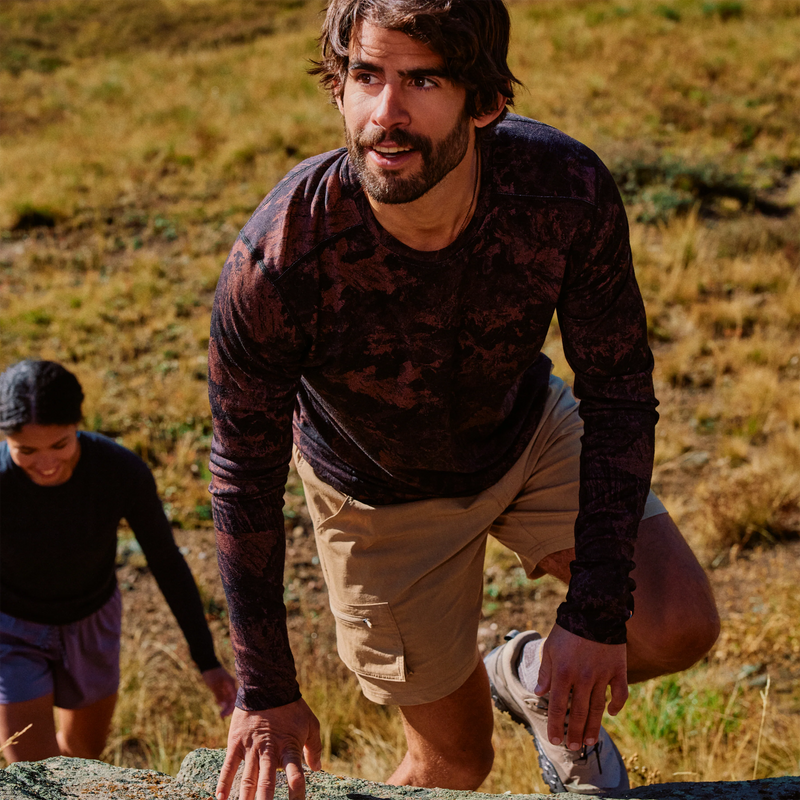 Men's Merino 7" Cargo Hike Short, Smartwool Men's Merino 7" Cargo Hike Short Lifestyle
