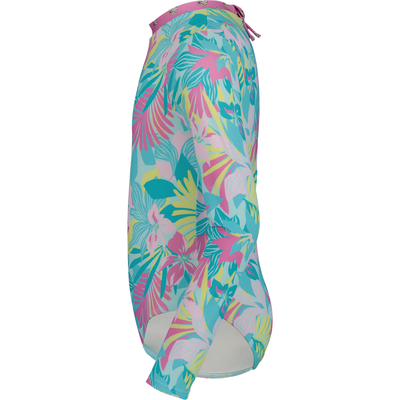 Youth Des Tropics Onesie Swimsuit, Billabong Youth Des Tropics Onesie Swimsuit Side