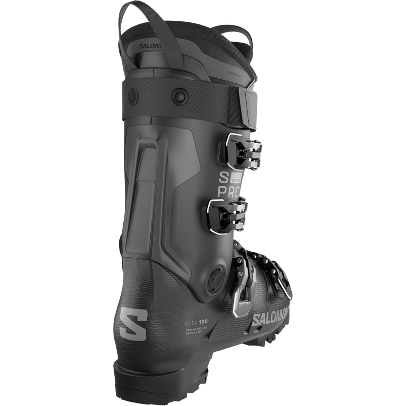 S/Pro Supra 100, Salomon S/Pro Supra 100 in Black/Dark Grey Met/Beluga back
