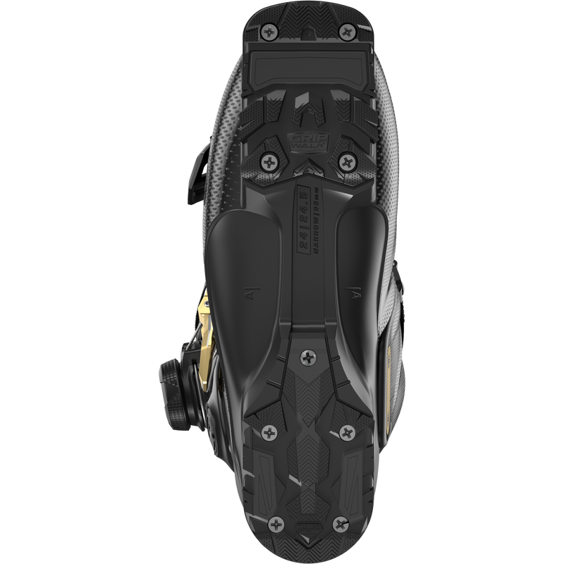 Women's S/Pro Alpha C BOA 95, Salomon Women's S/Pro Alpha C BOA 95 in Black/Gold Met/Dark Grey Met bottom