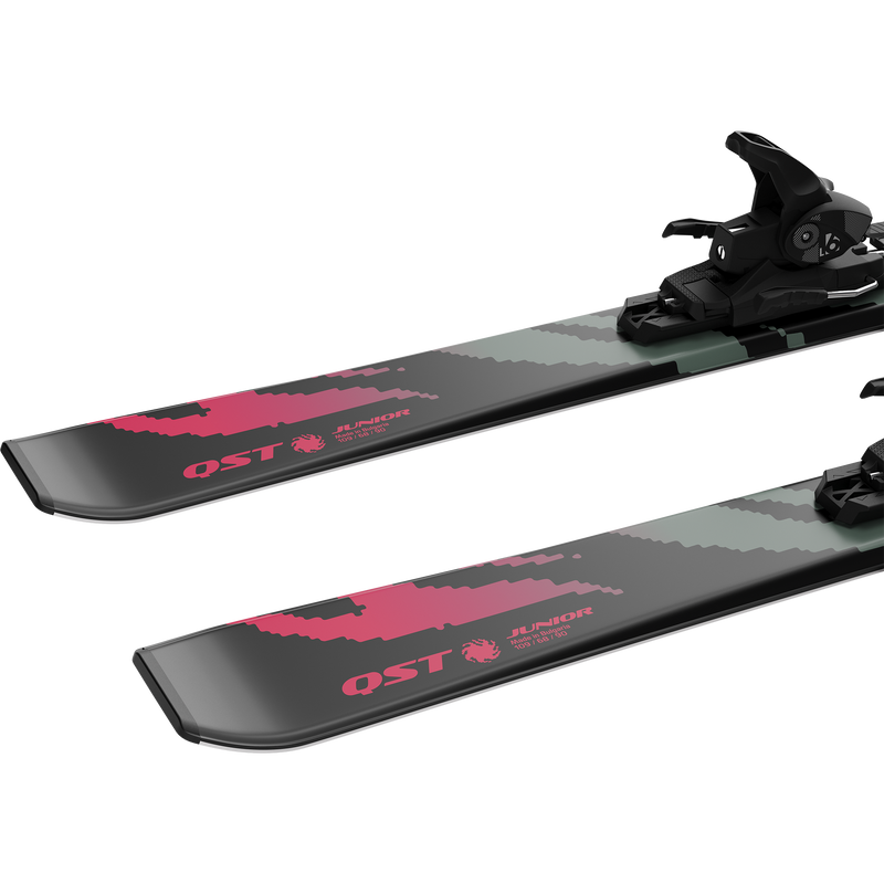 Youth QST Black M + L6, Salomon Youth QST Black M + L6 pair tails