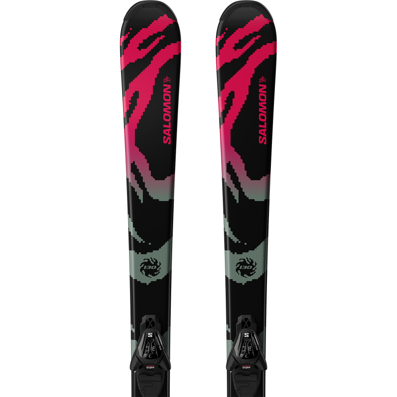 Youth QST Black M + L6, Salomon Youth QST Black M + L6 pair top tips