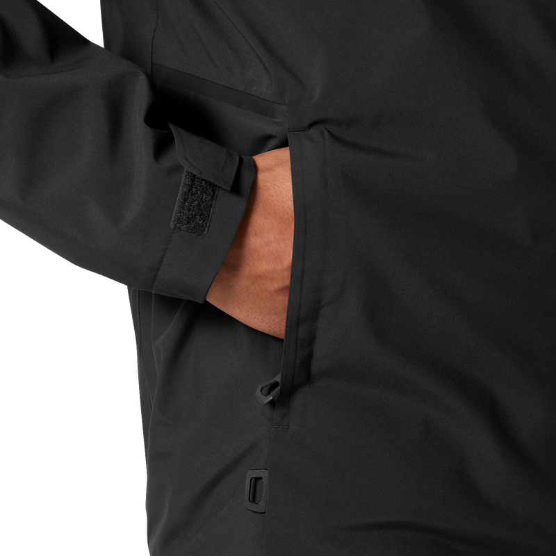 Men's HP Racing Hooded Jacket 2.0, Helly Hansen Men's HP Racing Hooded Jacket 2.0 in 980-Ebony right hand pocket