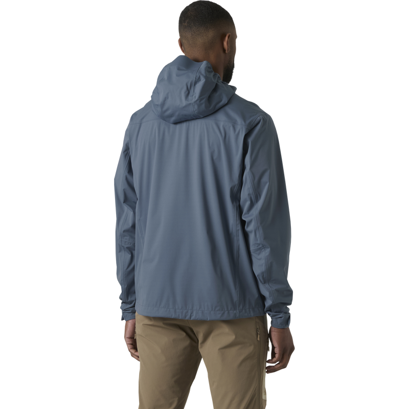 Men's Momentum 3L Stretch Jacket, Helly Hansen Men's Momentum 3L Stretch Jacket in 601-Washed Navy back