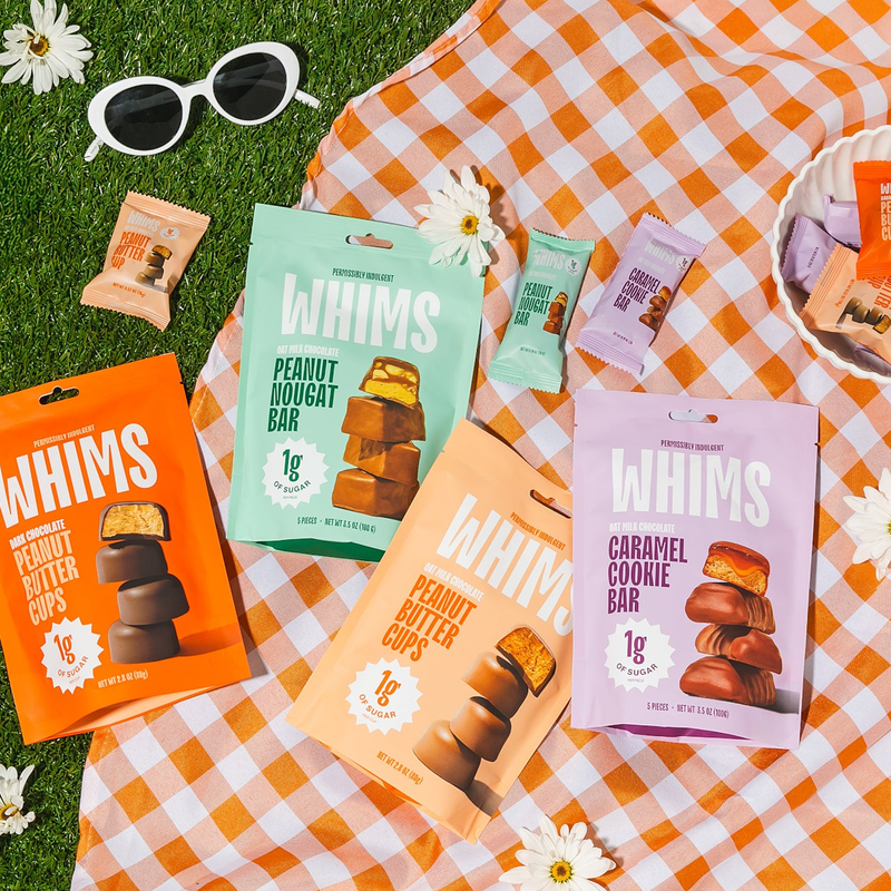 Oat Milk Chocolate Pouch, Whims Oat Milk Chocolate Pouch at picnic