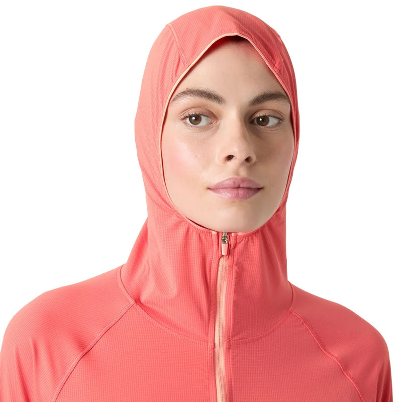 Women's Shine Solen 1/2 Zip Hoodie, Helly Hansen Women's Shine Solen 1/2 Zip Hoodie hood