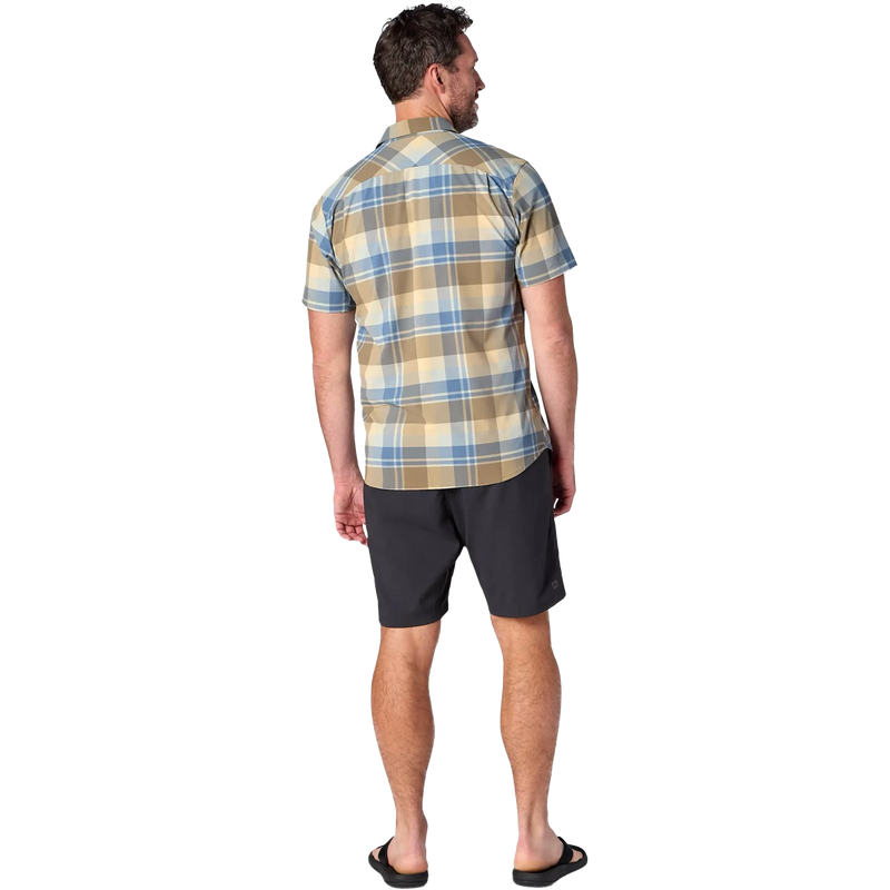 Men's Anderson Shirt, Flylow Men's Anderson Shirt Back on Model