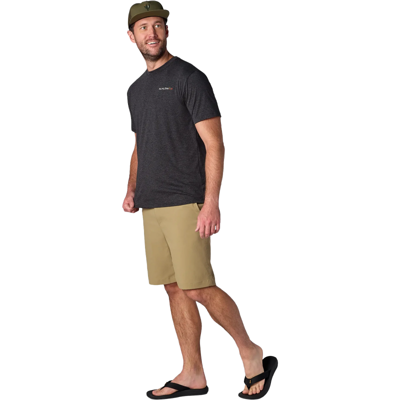 Men's Block Tee, Flylow Men's Block Tee 3/4 Front
