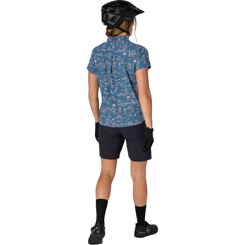 Women's Squad 9 inch Short, Flylow Women's Squad 9 inch Short Back on Model