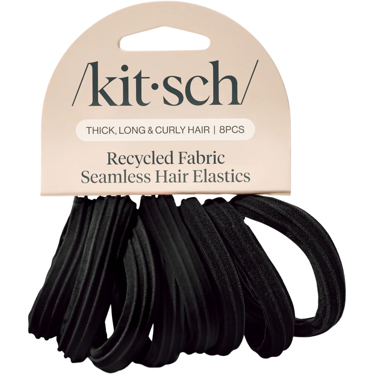 Recycled Seamless Hair Elastics - 8pc alternate view