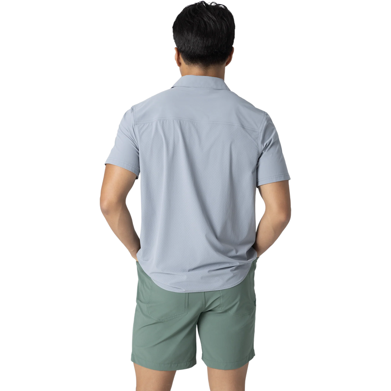 Men's Astroman Air Short Sleeve Sun Shirt, Outdoor Research Men's Astroman Air Short Sleeve Sun Shirt back