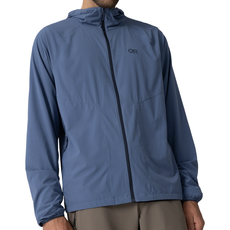 Men's Astroman Full Zip Sun Hoodie, Outdoor Research Men's Astroman Full Zip Sun Hoodie in 3000-Skyline front