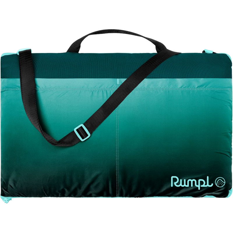 Stash Mat XL, Rumpl Stash Mat XL in Jade Fade packed up