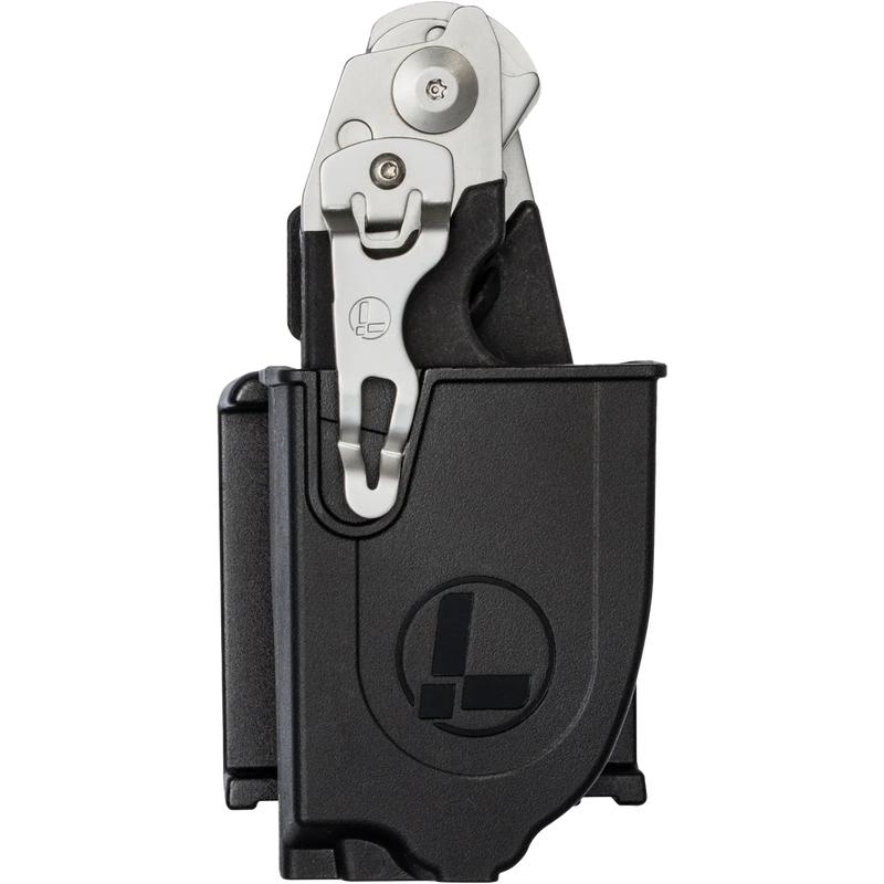 Raptor Rescue Black, Leatherman Raptor Rescue folded in holster