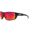 Matte Black/Polarized Red Mirror
