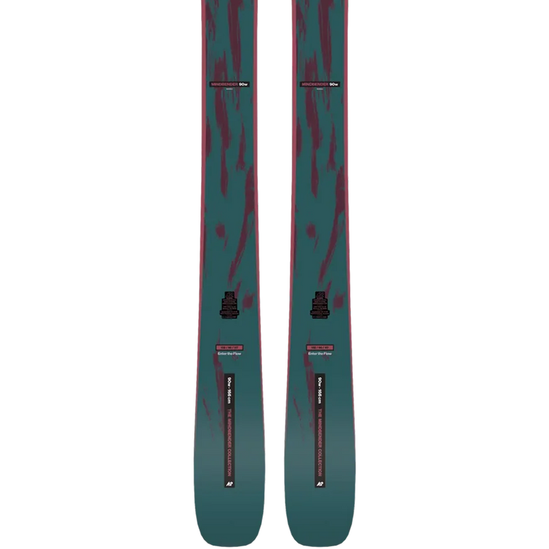 Women's Mindbender 90 Quikclik, K2 Women's Mindbender 90 Quikclik deck tails