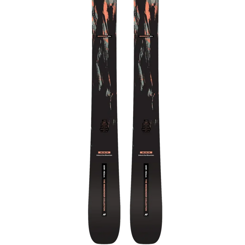 Women's Mindbender 85 Quikclik, K2 Women's Mindbender 85 Quikclik deck tails