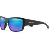 Matte Black/Polarized Blue Mirror