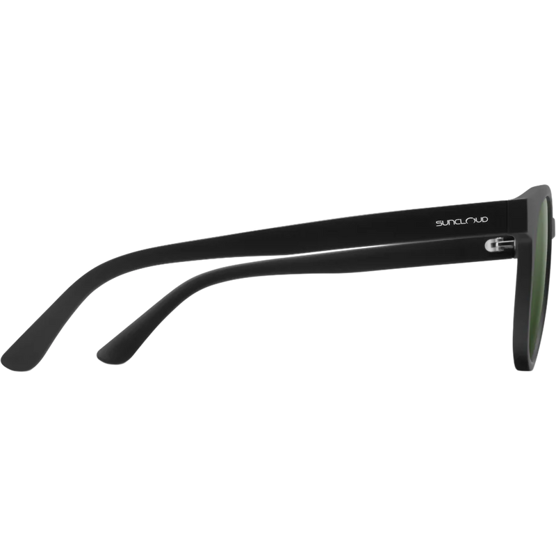 Barnes - Sepia Crystal/Polarized Gray, Suncloud Barnes - Matte Black/Polarized Gray Green right profile