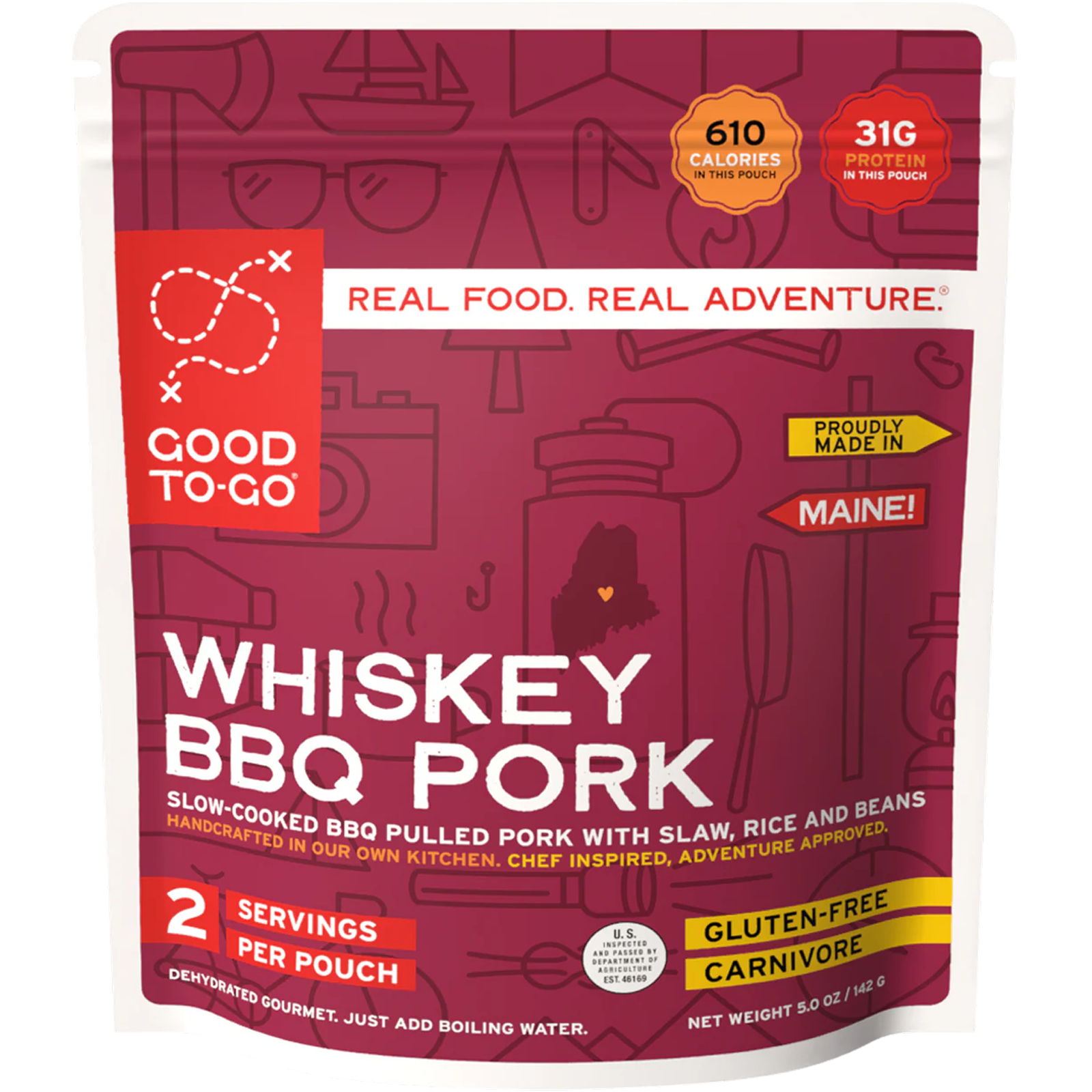 Whiskey BBQ Pork & Slaw (2 Servings) alternate view