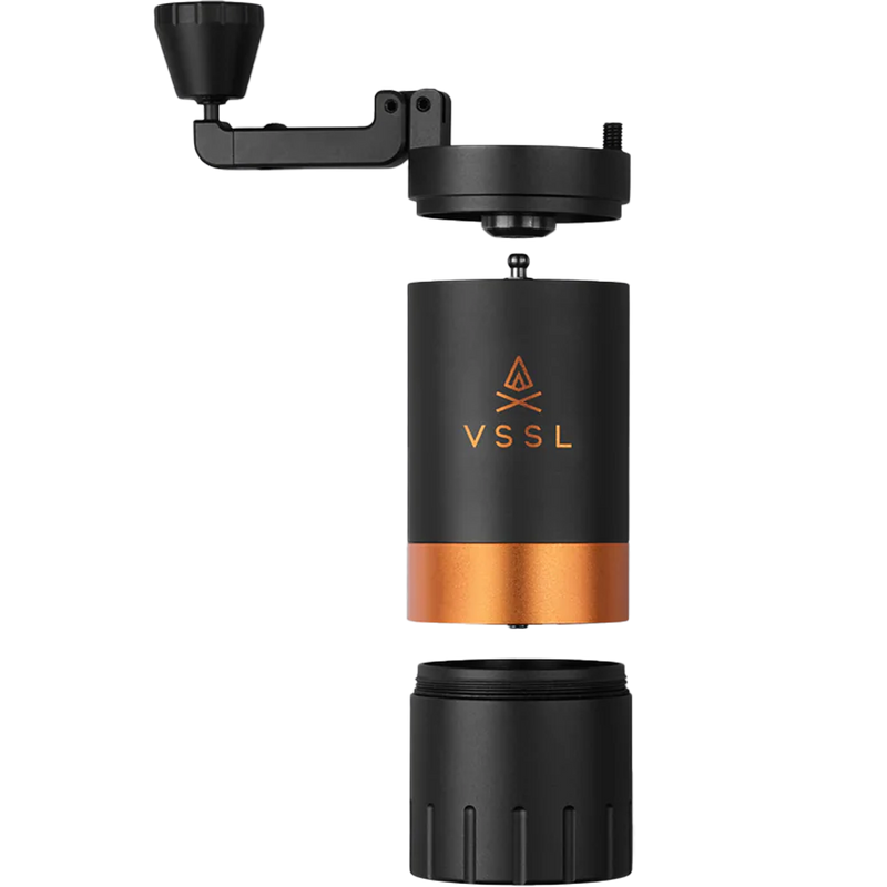 Java G25 Grinder, VSSL Java G25 Grinder 3 parts expanded