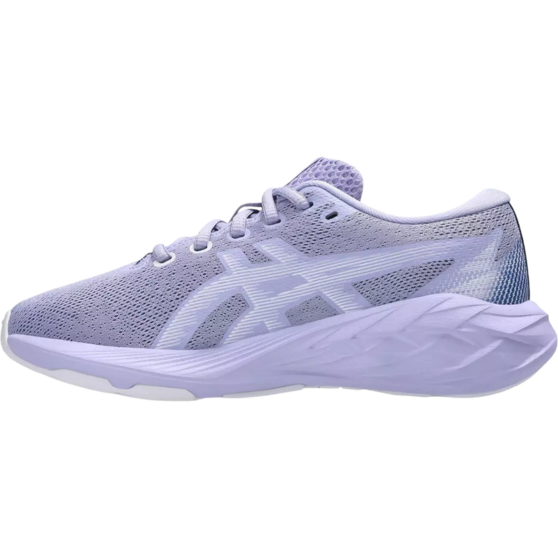 Youth Novablast 5 Grade School, Asics Youth Novablast 5 Grade School in 501-Bluebell/Lilac Hint inside right profile