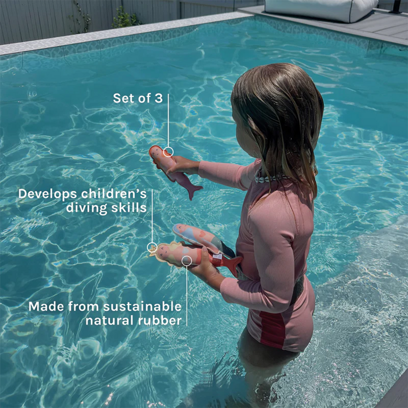 Dive Buddies Melody the Mermaid Set of 3, Sunnylife Dive Buddies Melody the Mermaid Set of 3 in Multicolor specs