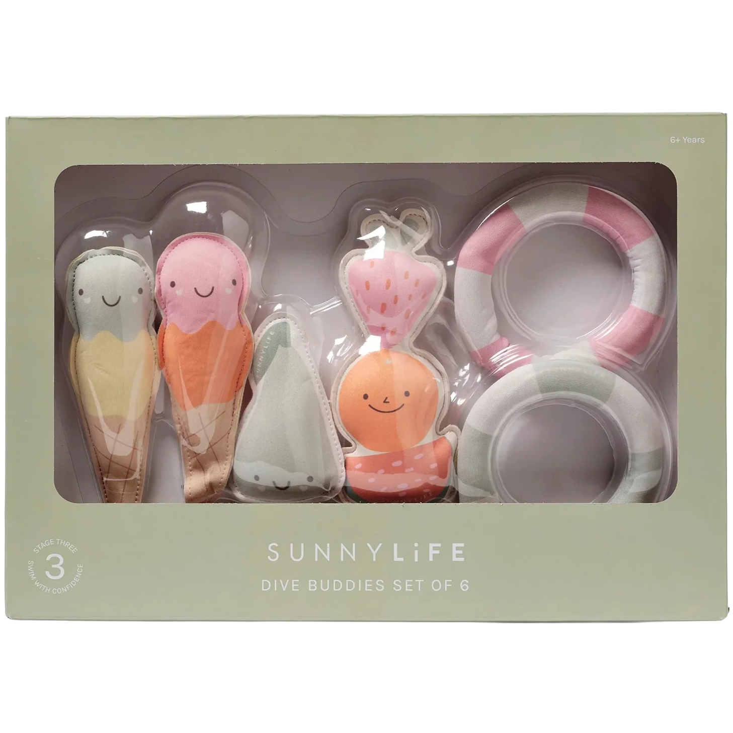 Dive Buddies Cotton Candy Set of 6 alternate view